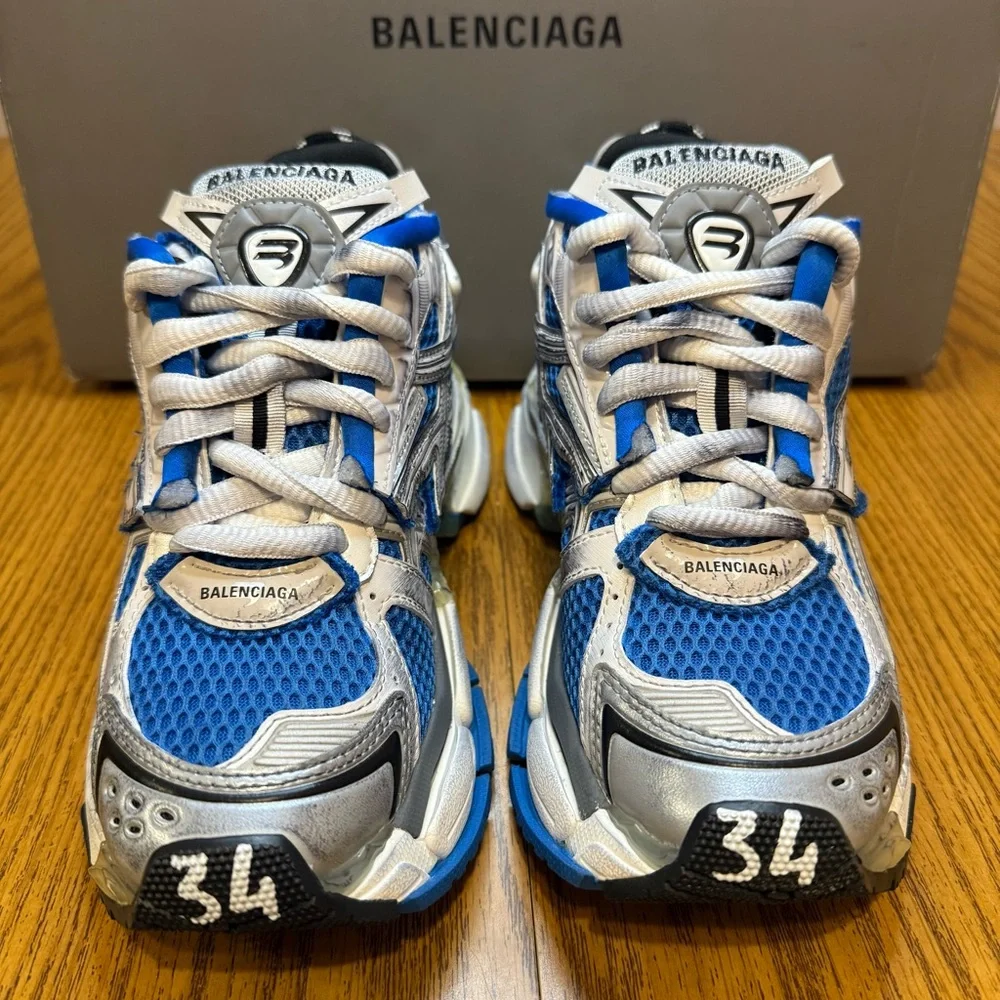 Balenciaga Runner Sneaker (Blue/White)‎